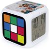 Wanapix |Sveglia Cubo Personalizzata | Rugby | Orologio Digitale con Luce LED | Funziona con 3 Batterie AAA | 7,8 cm