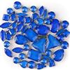 Brillabenny 50 Pietre CASTONI Strass da Cucire Cristallo Vetro Mix CABOCHON Stone Claw DECORI Gioielli Bijoux Abito Scarpe (Sapphire)