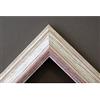 Artecentro cornice per quadri tele - shabby chic bianco-colore in legno varie misure offerta (bianco/rosso, 24x30)