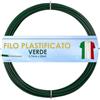 SOLEILUX Filo Bucato Stendibiancheria acciaio Plastificato 2,7mm x 20m - Resistente e Antiruggine - Prodotto italiano (VERDE)