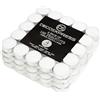 DECO EXPRESS Tealight candela - Bianche 50/100 Pezzi Piccole - Lunga Durata 4/8 Ore - Lumini Non Profumate (100 Pezzi - 4 Ore)