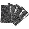 STONELINE Set Tagliere, Rettangolare, 4 Pezzi, Vetro, 26.7 x 16.5 x 4.7 cm, Colore : Grigio