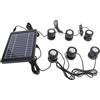 Pyhodi Luci Solari per Laghetti, 6 in 1 Impermeabili IP68, Luci Subacquee a Colori Cangianti, Faretti LED Sommergibili Super Luminosi per Acquari, Fontane, Giardini e cortili.