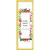 MG Design Cornice 35x100cm - colore Giallo, in legno, con vetro acrilico - da appendere in verticale o in orizzontale, senza sfondo, per foto, poster, puzzle
