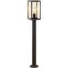 Lindby Lampada da esterni dimmerabile (Moderno) colore Nero, in Alluminio lampioncino paletto luminoso lampada viale lampione