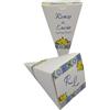 PV Grafik Pz 24 Cono Portariso Matrimonio Personalizzato, Cono Portariso Chiuso Matrimonio Personalizzato, Personalizza e seleziona la quantità desiderata. (Matrimonio 14)