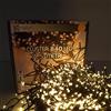 Luccika Cluster Luci a Grappolo con LED da Ø3mm, 4 Effetti di Luce, Telecomando, Timer, Cavo Verde IP44 per Uso Interno/Esterno, 31V (Oro, 7,5 Metri - 840 Led)