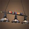 DOCJX Lampada Da Biliardo Lampada A Sospensione A 3 Luci Per Isola Da Cucina Illuminazione Per Interni Lampada Da Tavolo Da Biliardo Da Adatta Per Tavolo Da Biliardo Metallo