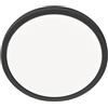 Ledvion - Plafoniera LED Nera (Ø24,4cm, 13W, 2700K, 1130 Lumen) IP44, LED integrato