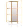 murando - Paravento da Interno in Legno 3 Pannelli Separe Divisorio 135x172