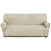 Corredocasa Copridivano e Copripoltrona Imperiale Jacquard Elasticizzato Adatto per 2 3 4 posti Elegante Morbido e Resistente Protegge Il Tuo Arredamento con Stile (Panna, 1 Posto)