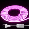 STHomedeco Tira LED COB - Striscia Adesive 220v Da Interno Esterno Impermeabile, Alta LuminositÃ Striscia IP65, Strip LED per Commerciale, Camera da letto (Rosa, 2M)
