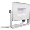 V-TAC VT-10, LED Proiettore con SMD Chip Samsung, Alluminio, Bianco, 115 x 108 x 26 mm