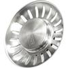 JPshop - Tappo chiusura cestello lavello incasso Ø84 mm compatibile con Franke 133.0286.218