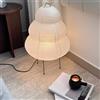 Chao Zan Lampada da tavolo lanterne in carta di riso, lampada comodino camera da letto vintage stile giapponese, Lampade da Terra carta di riso design nordico per soggiorno (A)