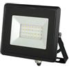 V-TAC Faro LED Esterno 20W, Ip65 per Esterni Nero con Vetro Ip65 1700Lm Luce Fredda 6000K