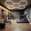 Planetitaly - Illuminazione per Interni per Garage, Palestre, Officine, Negozi e Studi Professionali, Lampada da Soffitto Led Moderno 672W, Dimensioni 480cm x 240cm e Potente Luce da 73000lm (6000K)