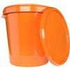 FixedByU Secchi con coperchio da 30 litri Made in Germany - adatti per alimenti - Stabile - Secchi di conservazione per alimenti - Articoli da ufficio, camera dei bambini, casa, officina