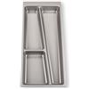 SOTECH ORGA-BOX® II Inserto Portaposate per Nobilia Cassetto da 30 (462 x 205 mm) grigio argento
