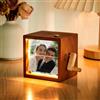 Soview Album Fotografico Personalizzato con Luce e Musica Mini Album Fotografico a Manovella Cornice con Foto Personalizzata Regali Personalizzati per Donna Uomo Regalo di San Valentino