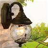 Mengjay E27 Impermeabile Lampada da Parete Lampada da esterno Porta Balcone Villa Lampada da esterno Lanterna per Giardino Per Illuminazione Di Esterni Vintage Luce Parete Corridoio Applique (F)