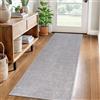 LzreXnvoFxg Tappeto per Corridoio Lungo 90 x 200 cm Tappeto Passatoia Cucina Antiscivolo Lavabile Tappeto Runner per Corridoio Tappeto Ingresso Moderno Tappeto Passatoia per Corridoio Cucina Lavanderie Grigio