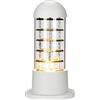 Mengjay paesaggio prato E27 Lampada a pilastro Luce esterno esterni, Impermeabile Giardino Cancello Parco Paesaggio Lampione stradale Recinzione Stigma Prato Lampione Lampioncino (Bianco)