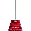 Guzzini Tiffany Lighting Lampada a Sospensione S Ø 13 cm x H 10 cm, Rosso