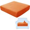 SHUOJIA Fodere per Cuscini per Divani, Protezioni per Cuscini per Sedili in Tessuto di Velluto Elasticizzato,Cuscino per Divano Fodera per mobili Coprisedile per Divano (Gold,1-Seater)