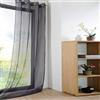 Caritex Tenda arredo Velata Monna 140x280 cm con Borchie R710 Antracite