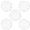 CLAR Hybec - Downlight LED da soffitto, faretto interno, driver incluso, luce fredda 6000ºK 24W (confezione da 5)