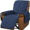AQIGR Copridivano Reversibile Fodere per Sedia Relax 1/2/3 Posti Antiscivolo Impermeabile per Divani Reclinabili Trapuntata Copridivani con Tasche Portaoggetti Antigraffio Salvadivano ( Color : #4 , Size :