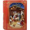 your castle Grande scatola di latta a forma di libro di Natale Christmas Star, scatola per biscotti, scatola decorativa, scatola retrò molto grande, 24,5 x 21 x 9 cm, capacità: 3 litri