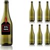 Firmadigaranzia srl 10 PZ - BOTTIGLIA EMILIANA PER VINO E SPUMANTE PROSECCO 750 ML CON PREDISPOSIZIONE TAPPO CORONA 29 MM COLORE UVAG - BOTTIGLIA PER VINI VUOTA PREGIATI PER TAPPI CORONA SUGHERO E PLASTICA