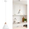 EXO Lighting - Lampada a Sospensione ODA - Lampadario per Cucina e Bagno - E27 - Lampade Sospensione