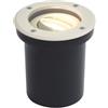Qazqa delux - Faretto da incasso da terra Moderno - 1 luce - Ø 13 cm - Beige - Moderno - Illuminazione esterna