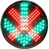DONGXIAO Luce di Segnalazione a LED Rossa e Verde, Luce di Segnalazione a Forcella Rossa e Verde Impermeabile IP68, Lampada for semaforo, Luce di Stop a LED 12 V/24 V(Model 300 24V,Common Positive)