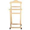 MAURY'S IL NUMERO UNO DEL RISPARMIO MAURY'S Indossatore Appendiabiti da Camera Pratic Legno di Faggio 44 X 25 X H 98 cm (NATURALE)