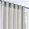STORESDECO Tenda Trasparente XXL 3 Metri, Voile in Poliestere con Fettuccia, per Finestre e Porte, Filtro Luce, Design Moderno ed Elegante, Grigio 300x300 cm