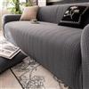 UHVUJDUI Copridivano Impermeabile 1/2/3/4/5 Posti Con Braccioli,Copridivani Elasticizzato Antiscivolo,Universale Copri Divano AntiGraffio Gatto,Sofa Cover Antimacchia Lavabile(Grey,305cm-360cm)