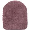 Casatessile Copri ASSE WC 40X45 cm Velluto Soft Copri ASSE Morbido, Coprisedile Water, Copriwater - Vinaccia