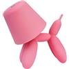 Generico Lampada da tavolo cane carino, lampada cane palloncino lampada da scrivania senza fili Preppy Camera Decor Touch luce notturna per bambini, casa, ufficio, camera da letto (Rosa)