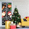 kina - UVNT0212 Vetrofanie Natalizie Adesivi Decorazione Vetrine Negozi Trasparente Removibile Riposizionabile - Finestre Kit Natale Ing Merry Christmas Buone Feste Happy New Year 80x30 cm