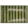 HOME ZEN HOUSEHOLD LINEN TAPPETO BAMBOO LEGNO PASSATOIA ANTISCIVOLO LAVABILE STUOI CORSIA 50x100 cm VERDE