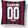Generico Cuscino Personalizzato idea regalo Tifoso Interista milanista napoletano Personalizzato con Nome e Numero realizzato in poliestere misura 40x40CM SFODERABILE (Tifoso Bologna, Grafica Classic 40x40)