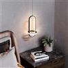 Mengjay® Lampadario Plafoniera a Sospensione illuminazione a Led dal Design Moderno per ambienti Domestici e commerciali (Nero)