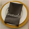 Generico Segnaposto Personalizzato in plexiglass con nome degli invitati - 18 anni - compleanno, matrimonio, promessa, battesimo, etc. effetto specchiato Oro, Cromo, Oro Rosa, blu e rosso. 10 pezzi.