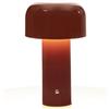 Glivpny HJ-JS001 - Lampada da tavolo moderna a fungo con oscuramento tattile, luce notturna LED ricaricabile a 3 livelli, portatile per interni ed esterni