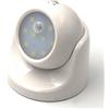 XUPHINX Sensore di movimento PIR luce notturna, alimentato da 9 LED a batteria, 360 ° Auto On/Off, 3 modalità, illuminazione di sicurezza wireless, adatto per la casa, interno, esterno, corsia,