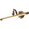 ACMHNC ACHNC LED Lampada da Specchio Bagno Retro,Lampada per Specchio Bagno Vintage in Ottone Antico Applique da Parete Impermeabile Specchio Armadio Lampada Luce per Trucco Angolo Regolabile,4000K,58CM